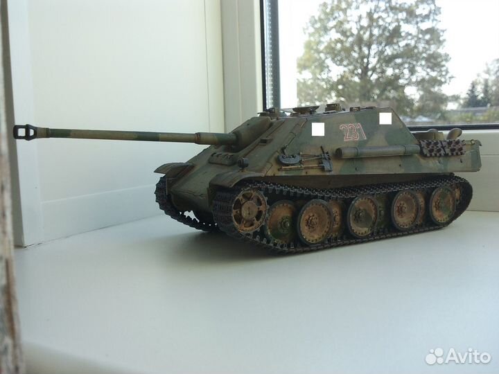 Модель танк сау Jagdpanther масштаб 1-35