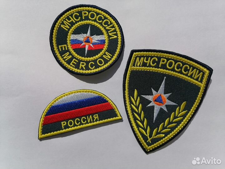 Шевроны, нашивки мчс