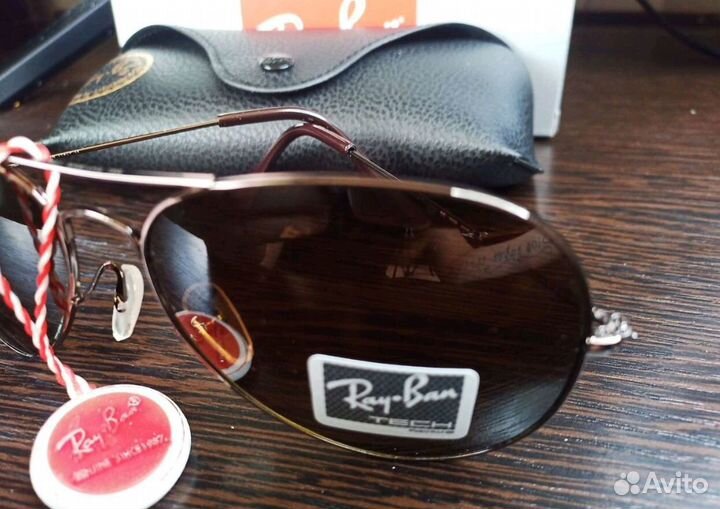 Очки авиаторы ray ban(полный комплект)