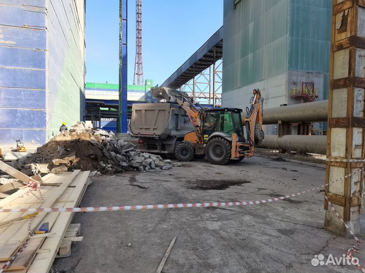 Услуги экскаватора погрузчика