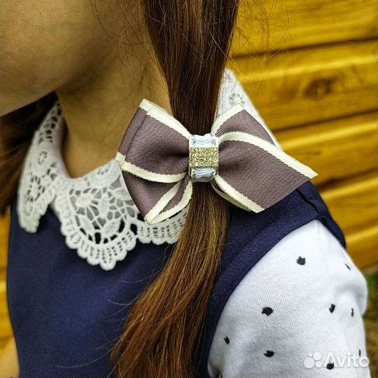 Школьные бантики для волос