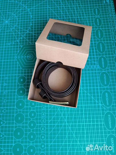 Кожаный ремень ручной работы