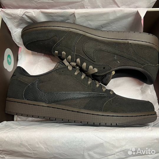 Travis Scott x Jordan 1 Low Velvet Brown (10.5us)