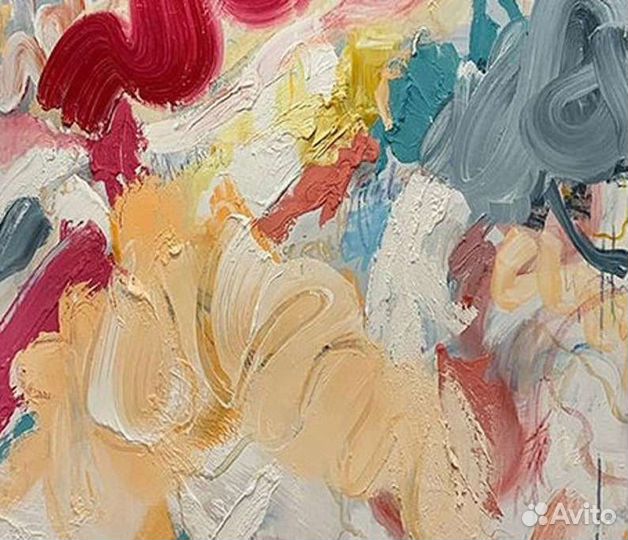 Картина маслом на холсте Красочная абстракция