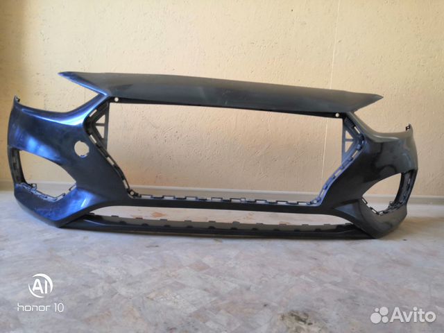 Передний бампер Hyundai Solaris