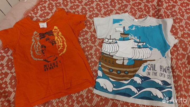 Футболка 5 шт для мальчика р. 86 - 92