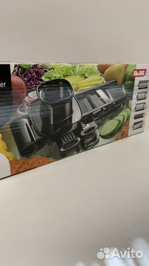 Терка для овощей и фруктов 5 насадок и держатель