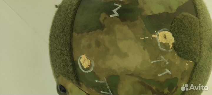 Шлем, каска. бр-1 Безухий и полноухий. Арамид