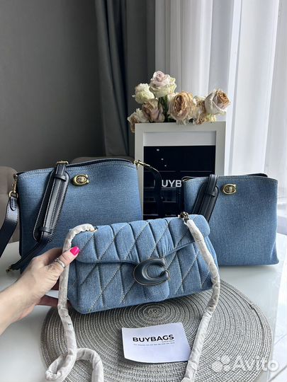Сумка Coach джинса новая