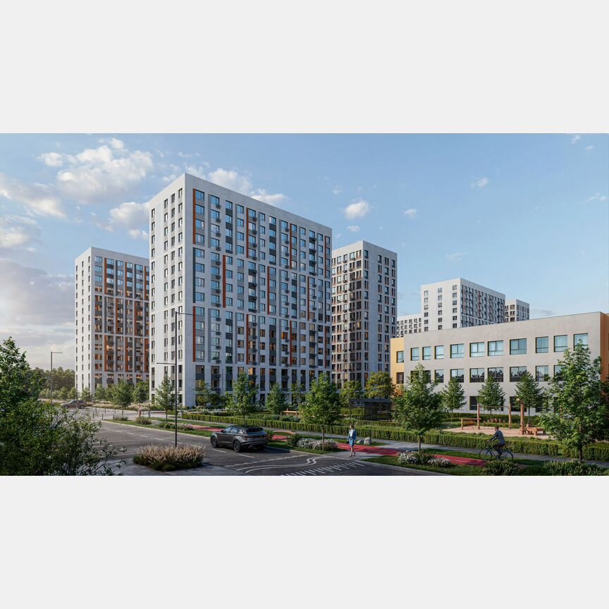 2-к. квартира, 48,4 м², 10/15 эт.