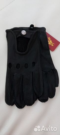 Водительские перчатки мужские из оленьей кожи