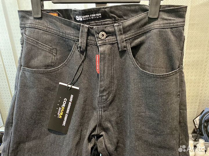 Мото джинсы Starks черные 3ATex размеры