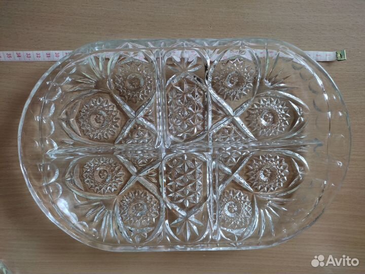 Хрустальные салатники/менажница СССР