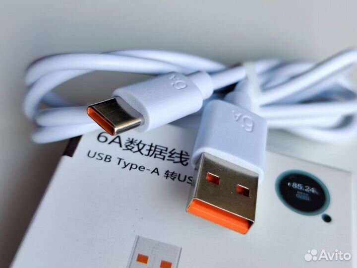 Быстрая зарядка Huawei - Кабель 6А USB Type C