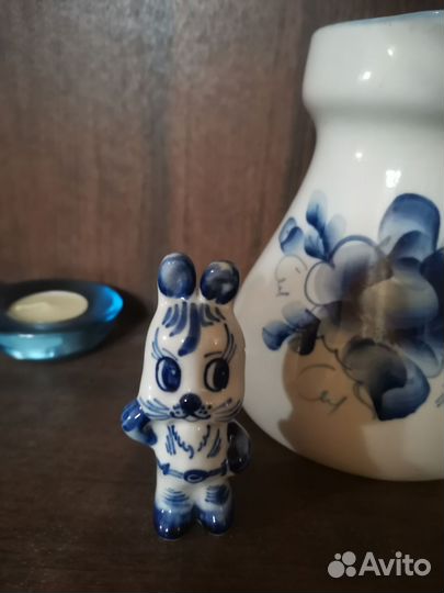 Сервиз чайный гжель фигурки