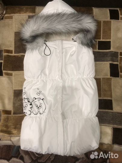 Зимний конверт на выписку