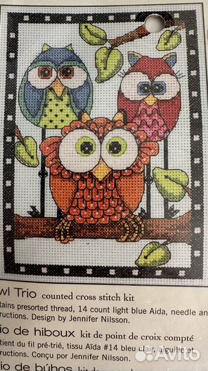 Набор для вышивания крестом dimensions