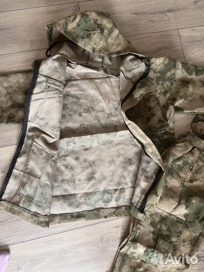 Костюм горка 8 летний камуфляжный мох