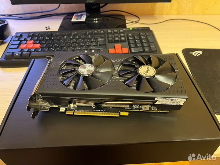 Видеокарта radeon rx 570 4gb sapphire nitro