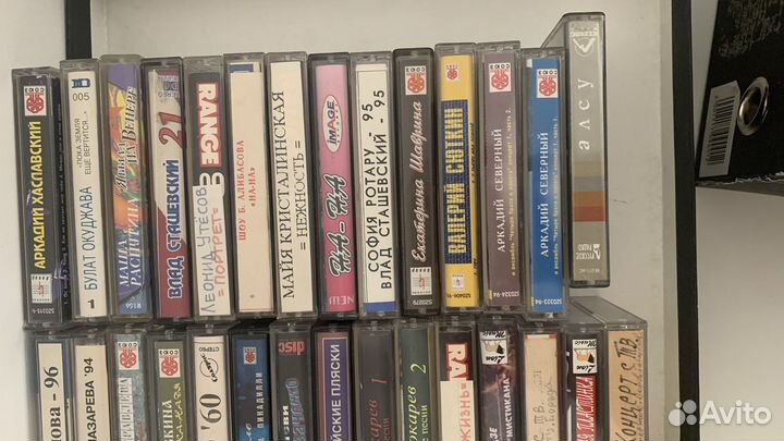 Аудиокассеты 90 х с песнями российской эстрады