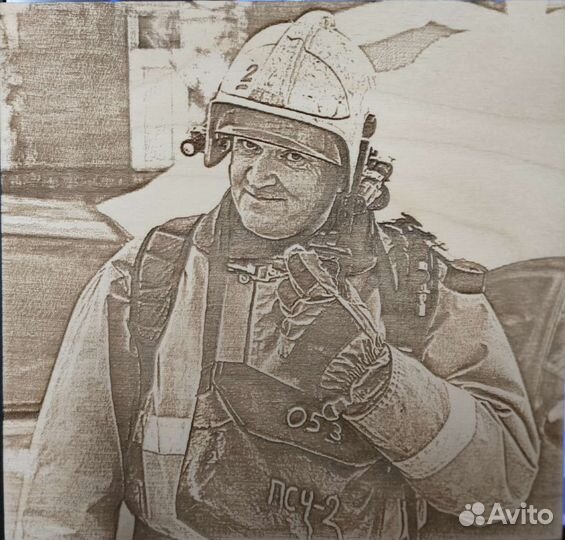 Гравировка фотографии