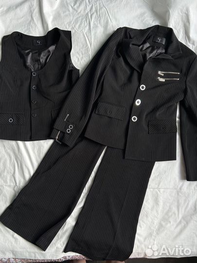 Костюм тройка женский с жилеткой