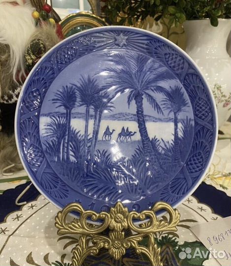 Декоративная тарелка годовая