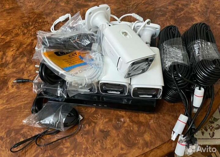 Камера видеонаблюдения уличная комплект