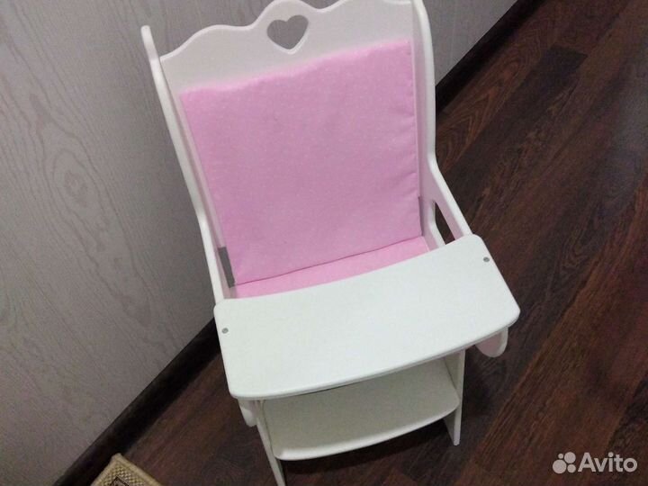 Стульчик для кормления игрушечный