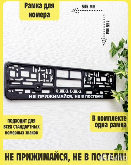 Номерная рамка