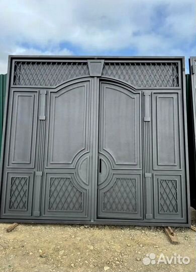 Ворота в Махачкале с отдельной калиткой на заказ