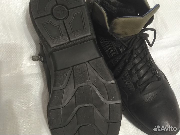 Ботинки мужские зимние натуральная кожа р.45(30см)