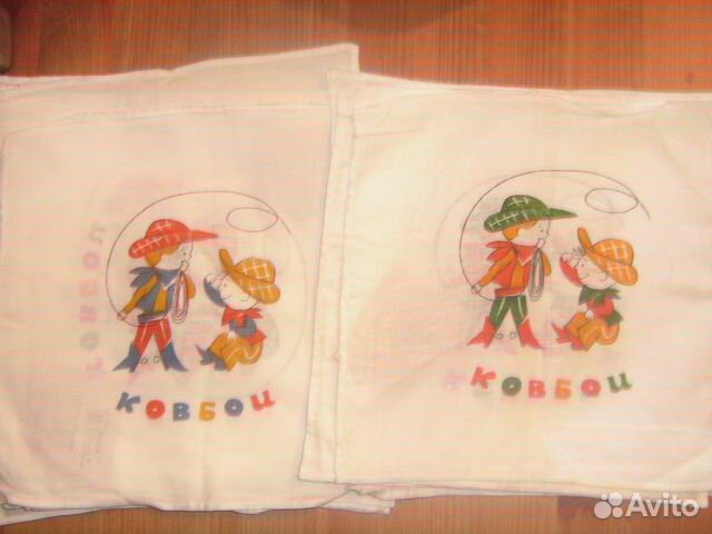 Платок Ковбой детский СССР винтаж