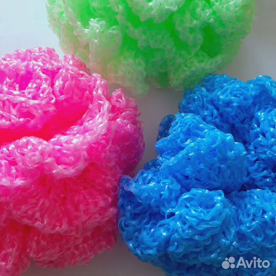 Мочалка, ручная работа