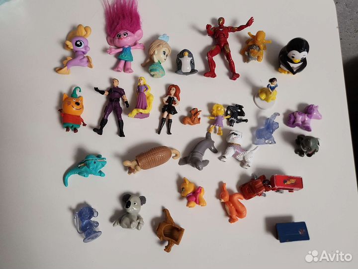 Игрушки пакетом киндер сюрприз и my little pony