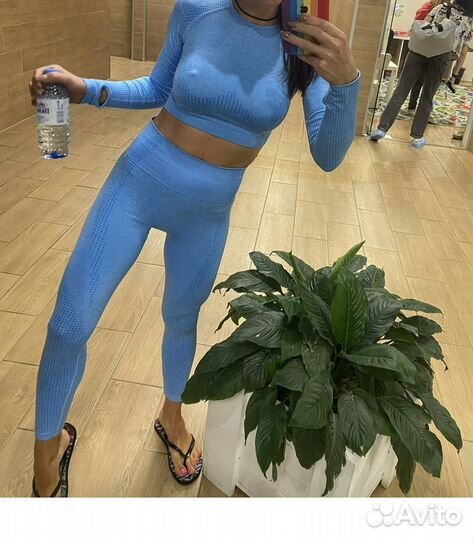 Фитнес костюм йога хс рашгард и лосины