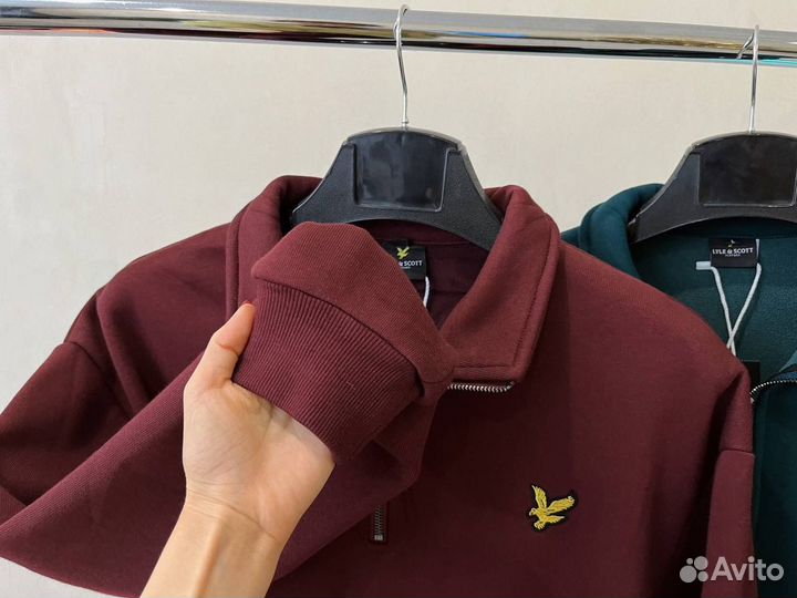 Кофта полузамок lyle scott