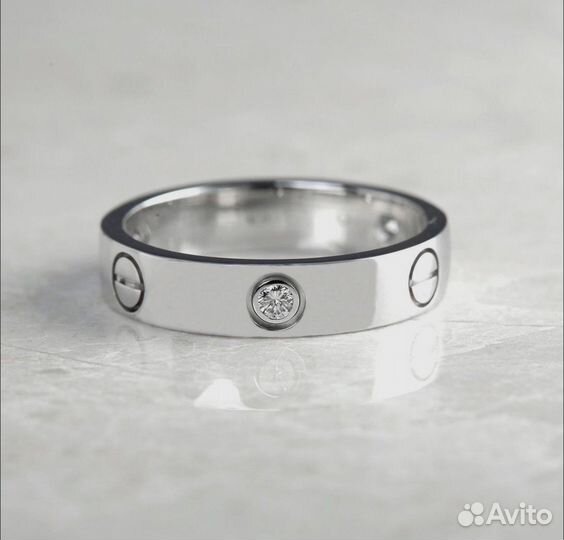 Cartier love кольцо