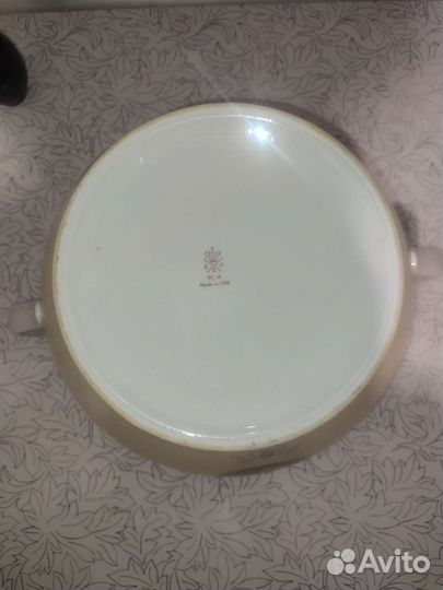 Фарфоровая супница СССР 