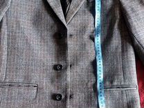 Школьный пиджак для мальчика серый 152-158см