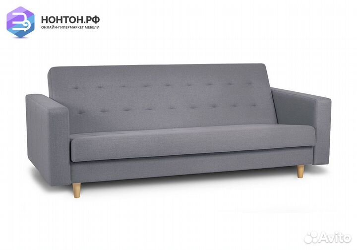 Диван книжка Гарнет серый