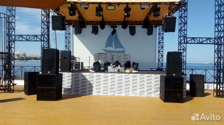 Рупорный звук мощный для клуба