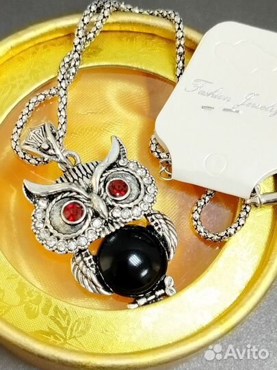 Комплект бижутерии совы