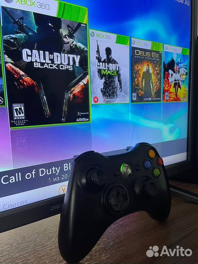 Прошитая xbox360 Slim 750GB FreeBoot + игры