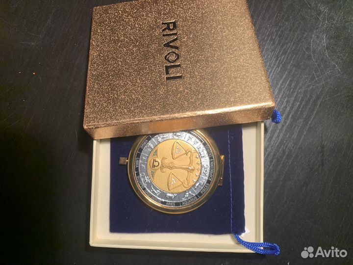 Зеркало подарочное «Весы» с кристаллами Swarovski