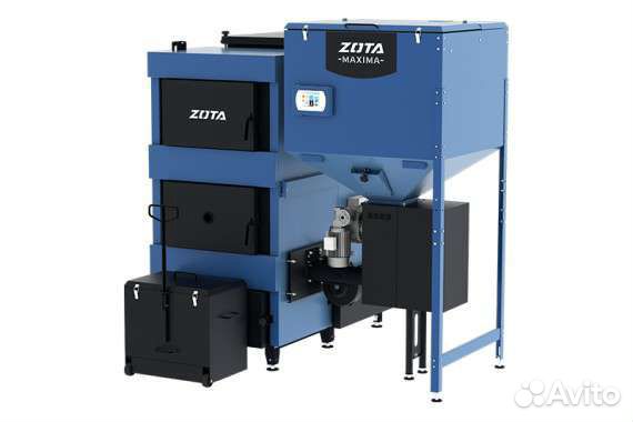 Котел твердотопливный автоматический Maxima Zota