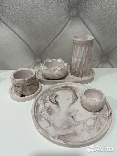 Поднос из гипса