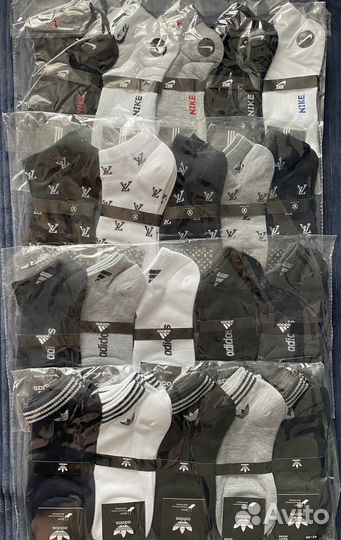 Носки спортивные, короткие