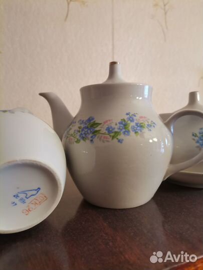 Чайный сервиз СССР дулево, вербилки