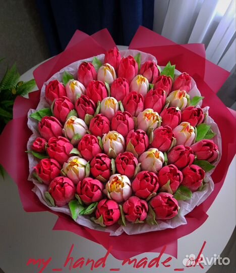 Зефирные тюльпаны